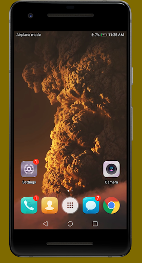 Volcanic Video Wallpaper Screen 2