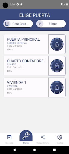 Android application Temis residencial screenshort