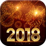 Happy New Year 2018 - Fireworks Live Wallpaper icon