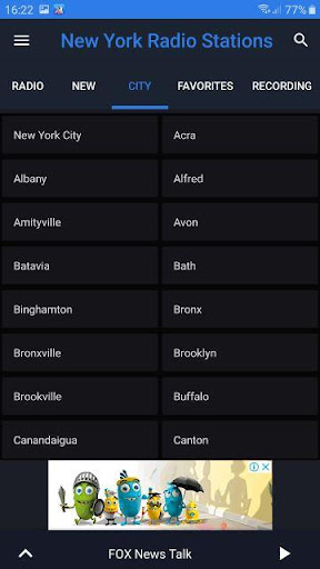 New York State Radio Stations Screen 3
