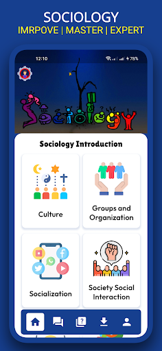 Screenshot of Learn Sociology: Social Master
