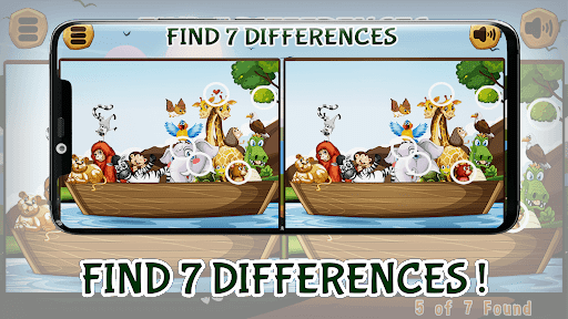 Find 7 Difference Animals Screen 2