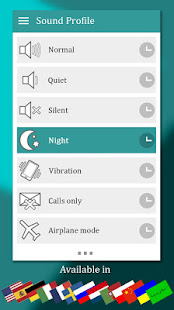 Sound Profile (Volume control and Scheduler) android2mod screenshots 8
