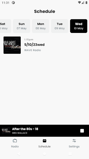 WAVE Radio Screen 3