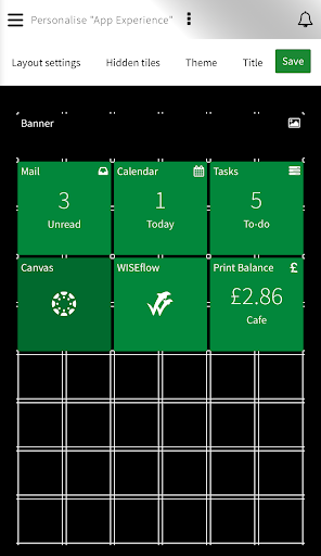 myAUB Screen 2