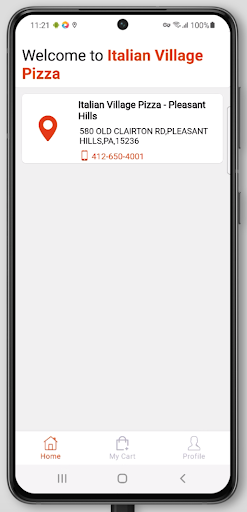 Italian Village Pizza Screen 2