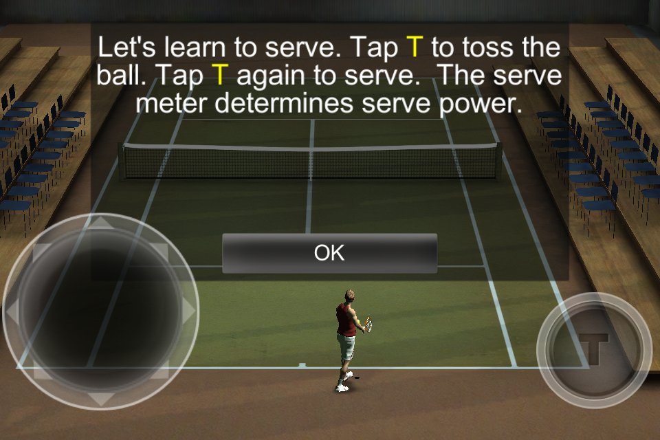 Android application Cross Court Tennis 2 screenshort