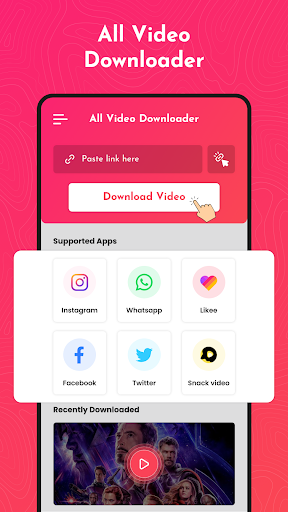 Android application HD Video Downloader & Saver screenshort
