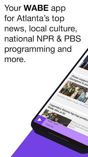 Android application WABE Public Broadcasting App screenshort