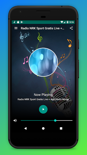 Android application NRK Sport Radio Norge Online screenshort
