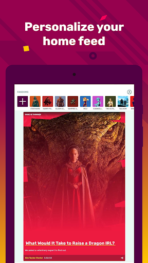 Screenshot of Fandom