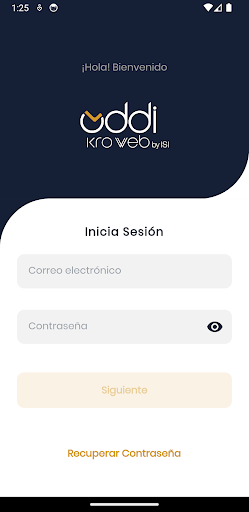 Android application ODDI Ventas screenshort