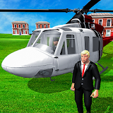 US President Escort Helicopter: Air Force VTOL 3D icon
