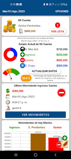 Mi Contador Personal Screen 2