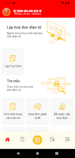 Android application Hóa Đơn Điện Tử TCT screenshort