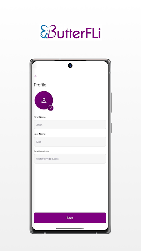 Android application Butterfli Driver screenshort