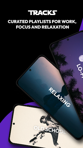 Android application TRACKS: Chill & Focus Music screenshort