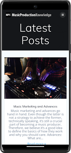 Music Production Knowledge Screen 2