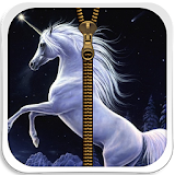Unicorn Zipper Lock Screen icon
