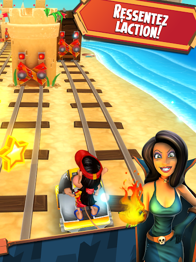 Hugo Troll Race 2:  Rail Rush Capture d'Écran du Jeu Android 2