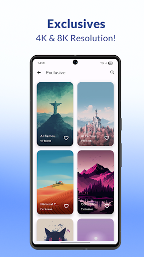 Screenshot of PhoneWalls - Stock Wallpapers