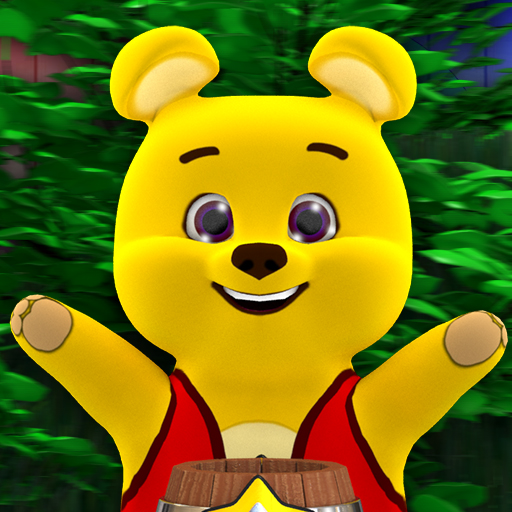 Winnie the bear Match 3.  Icon