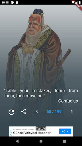 Android application Confucius Quotes screenshort
