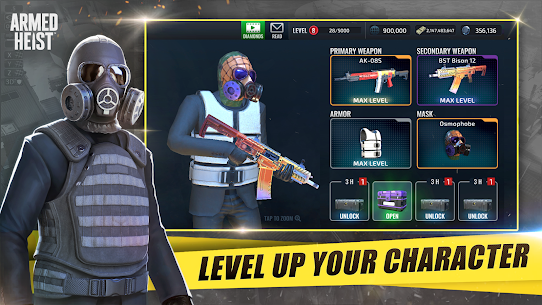 Armed Heist: Shooting gun game v2.4.12 MOD APK (Immortality/Pass Activated) Free For Android 5