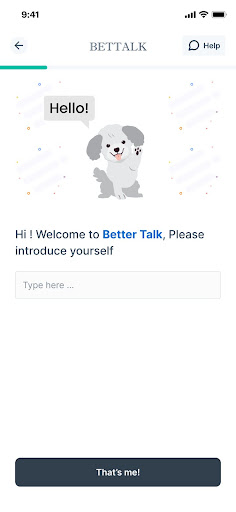 Android application BetterTalk screenshort