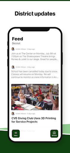 Crawford AuSable Schools Screen 2