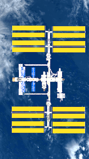 Android application ISS and Earth screenshort