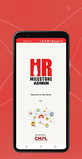 Android application Admin HR Milestone screenshort