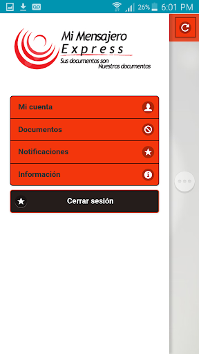 Mi Mensajero Express Conductor Screen 3