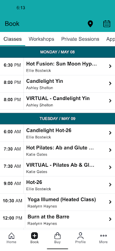 Willow Gardens Hot Yoga Screen 2