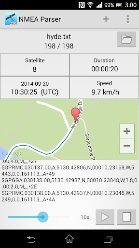 NMEA Tools Screen 3