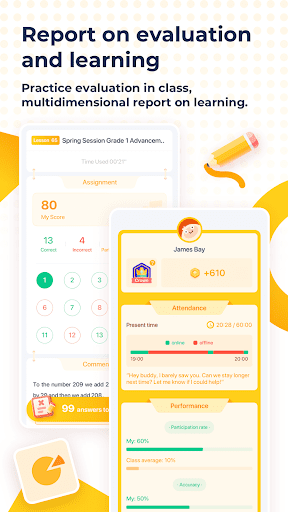 Android application Think Academy Student screenshort