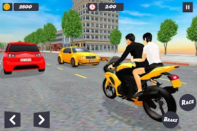 Bike Taxi Game: Driving Games