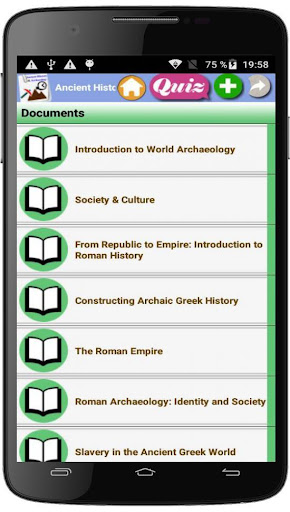 Android application Ancient History and Archaeolog screenshort