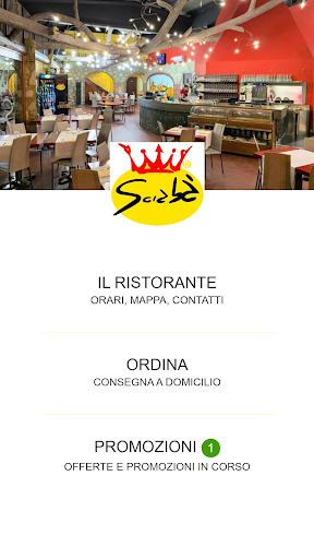 Android application Ristorante Sciabà screenshort