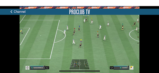 Android application ProClubTV screenshort