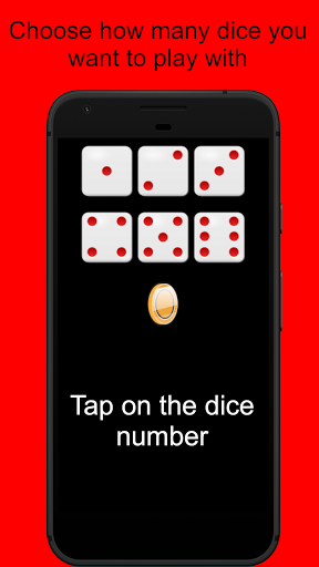 Android application Dice screenshort