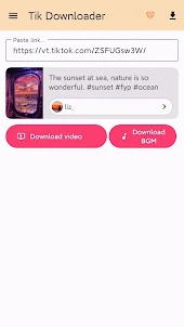 Tik Video Downloader