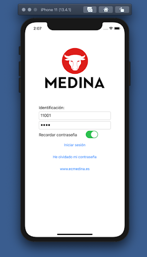 Android application ECMedina screenshort