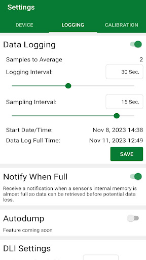 Android application Apogee Connect screenshort