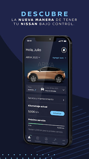 Android application MiNissan screenshort