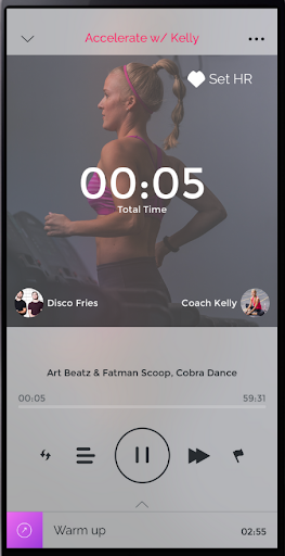 Screenshot of FASTER by SISSFiT