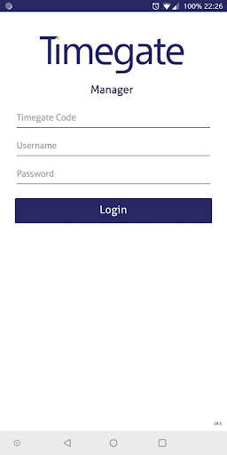 Android application Timegate Location Manager screenshort