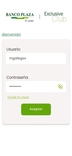 Android application Exclusive Club screenshort