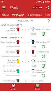 Tabela 1.Bundesliga 2022/2023 - wyniki i mecz na żywo
