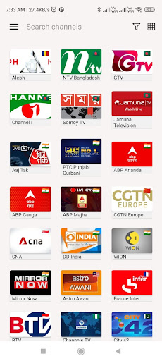 Android application World Current Affairs Live screenshort